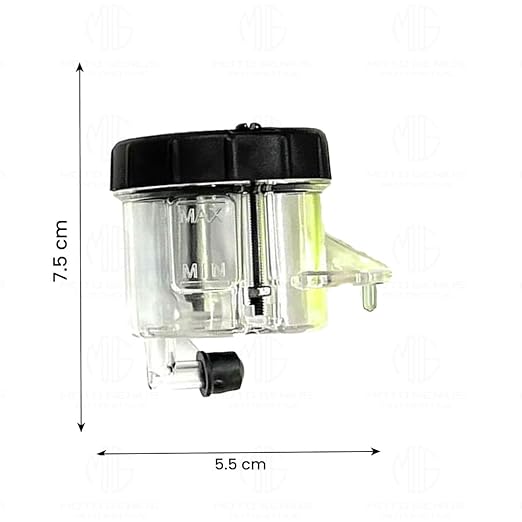 Moto genius Rear Brake Reservoir Tank Cap Grey