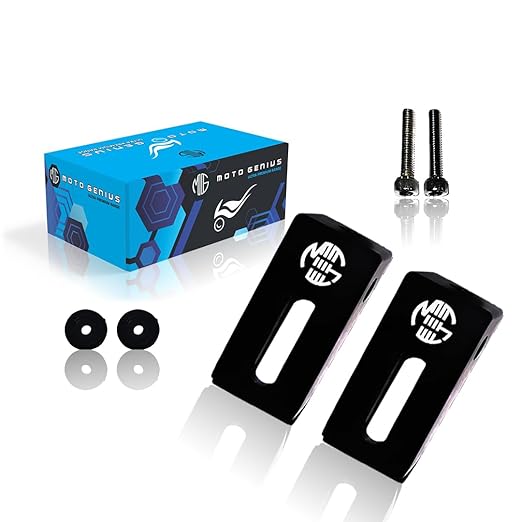MOTO GENIUS Universal Fog Light Clamp for All Bikes (Pack of 2) 60MM