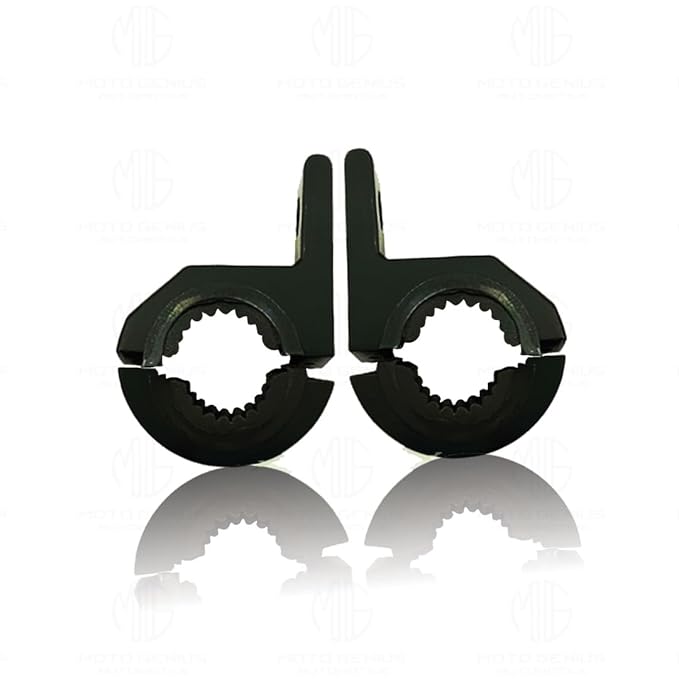 MOTO GENIUS 50MM Universal Fog Light Clamp for All Bikes  ( Pack of 2)
