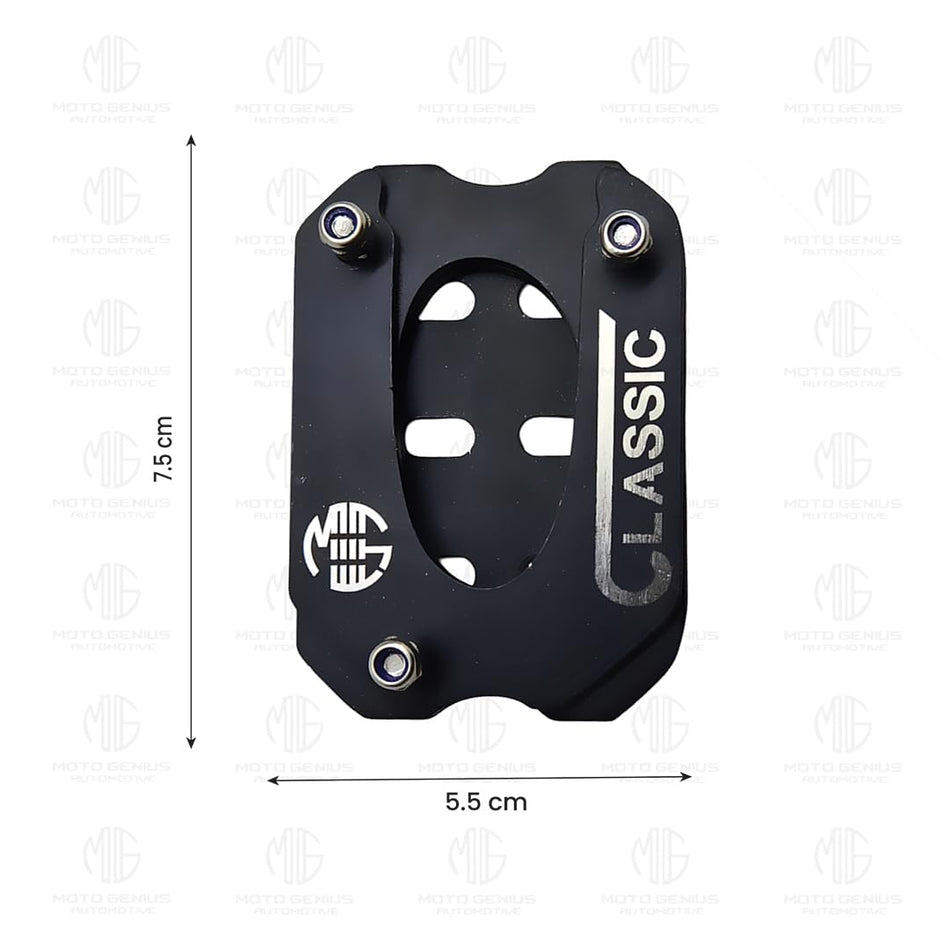 MOTO GENIUS Stainless Steel Side Stand Extender for Classic Reborn 350