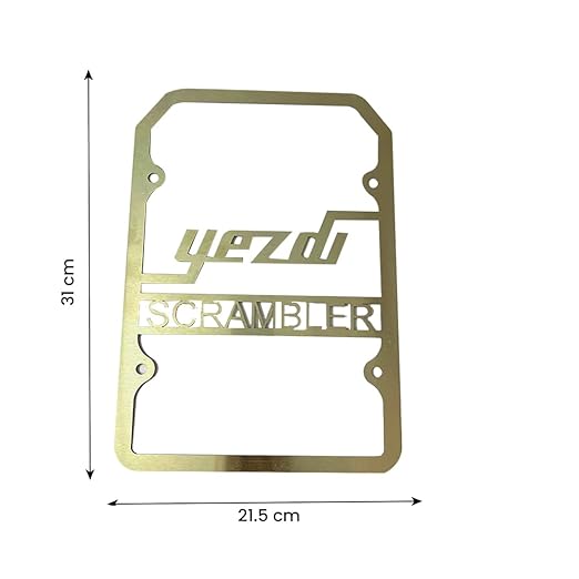 MOTO GENIUS Radiator Guard for Yezdi Scrembler Motorbike