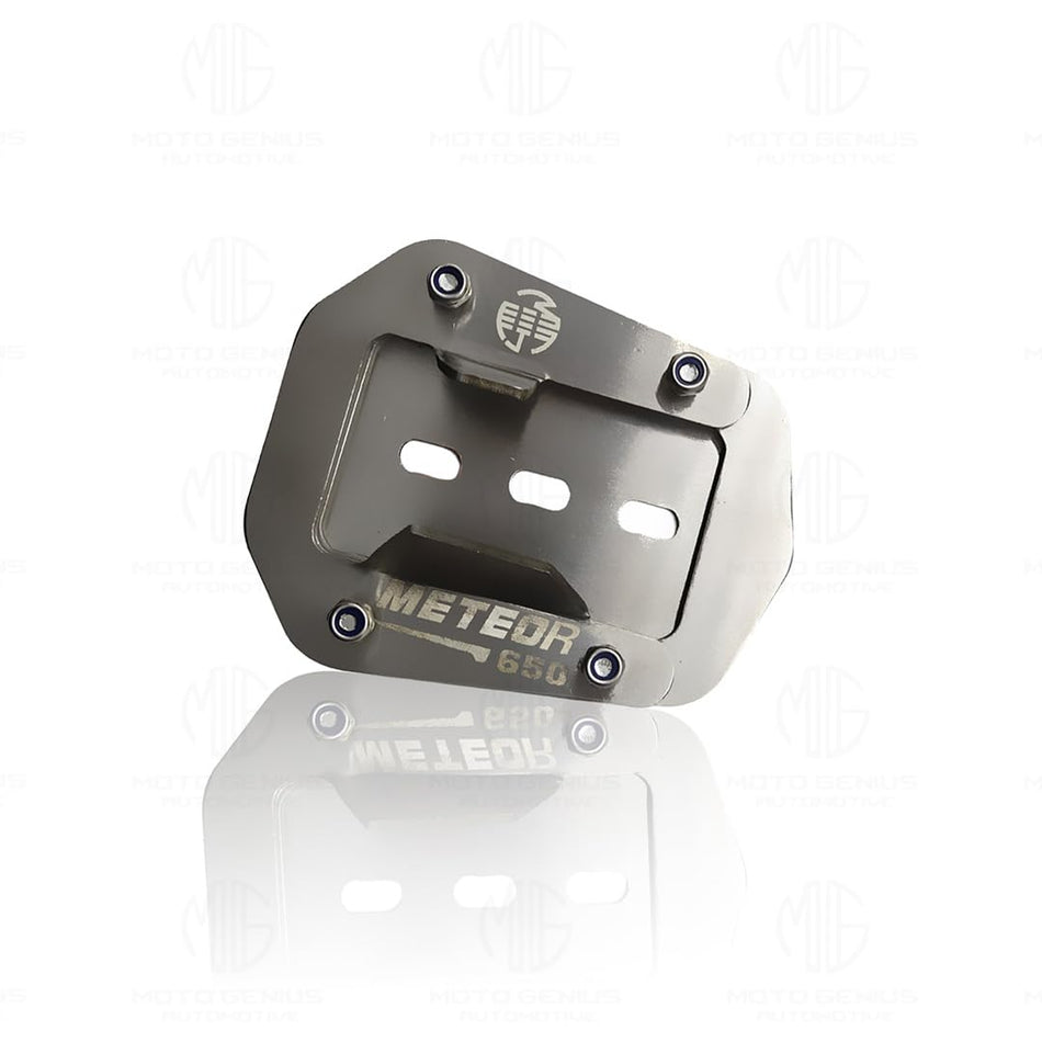 MOTO GENIUS Stainless Steel Side Stand Extender for RE Super Meteor 650