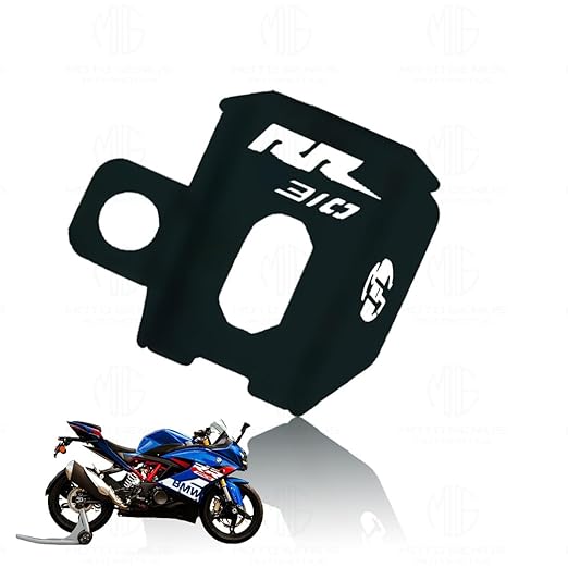 MOTO GENIUS Rear Brake Oil Container Guard for RR310 Motorbike (Black)