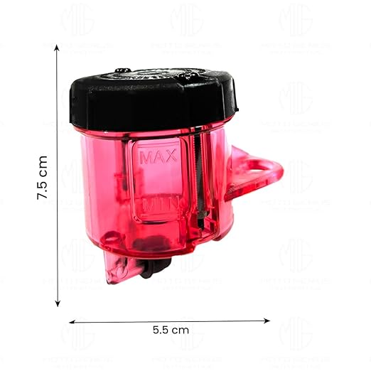 Moto genius Rear Brake Reservoir Tank Cap red
