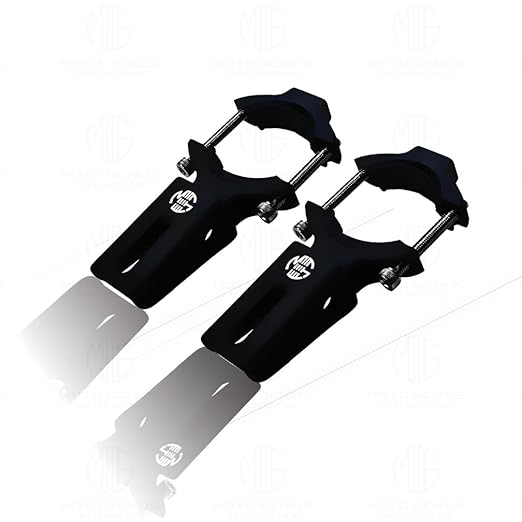 MOTO GENIUS 60MM Universal Fog Light Clamp for All Bikes  (Pack of 2)