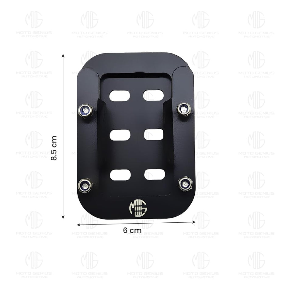 MOTO GENIUS Stainless Steel Side Stand Extender for RE Interceptor