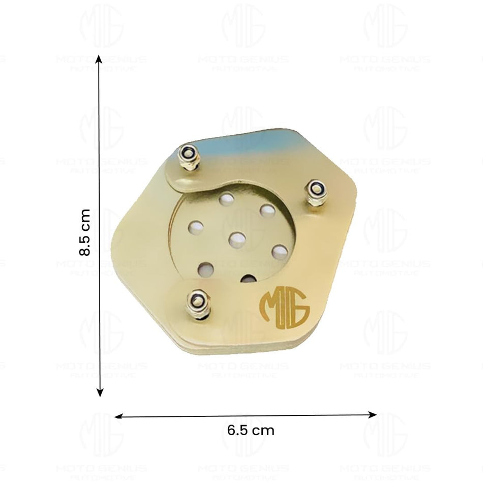 MOTO GENIUS Stainless Steel Side Stand Extender for Husqvarna Motorbike