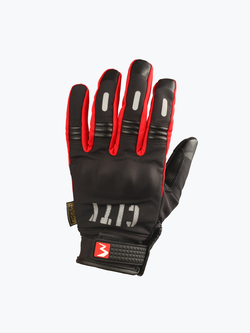 BSDDP CITY GLOVES TOUCH BLACK & RED