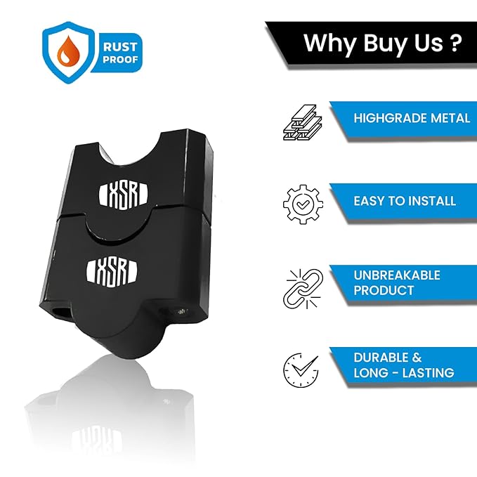 Handle Riser Clamp for XSR 155 Motorbike  Adjustable Height Riser for Enhanced Comfort & Control  Compatible with XSR 155 Series Motorcycles