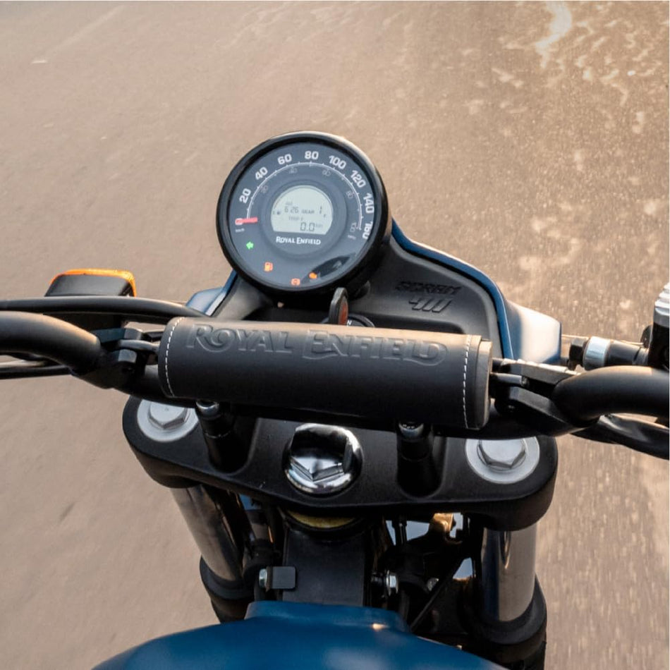 Black Handlebar Brace Pad For Royal Enfield Scram 440