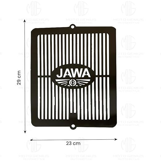 MOTO GENIUS Radiator Guard for JAWA 42, PERAK, Bobber and Classic 300 Motorbike