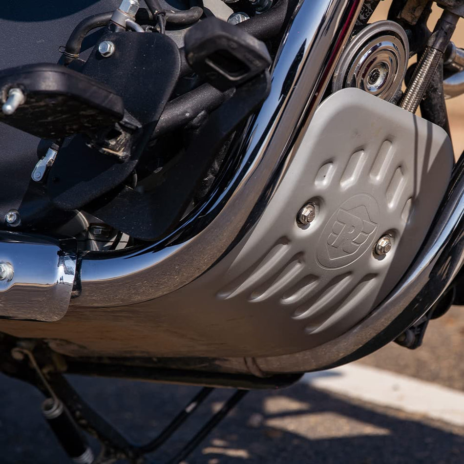 Silver Sumpguard For Royal Enfield Classic 650