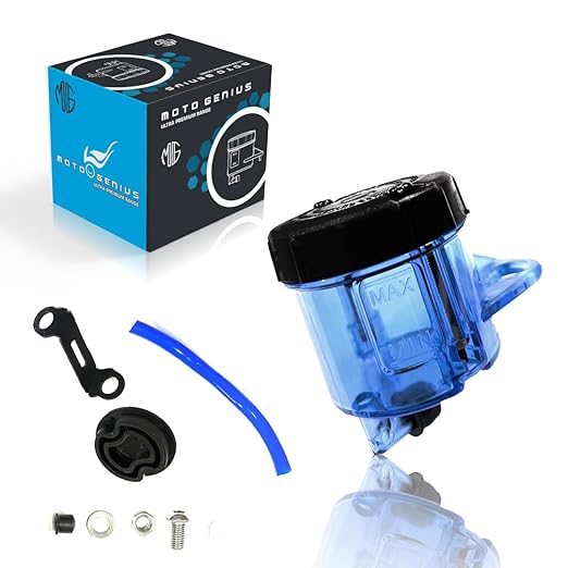 Moto genius Rear Brake Reservoir Tank Cap Blue