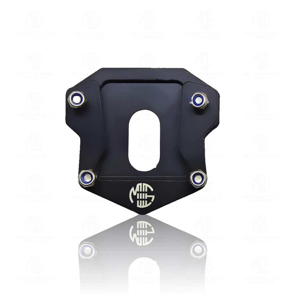 MOTO GENIUS Stainless Steel Side Stand Extender For Royal EN. Hunter 350 Bike