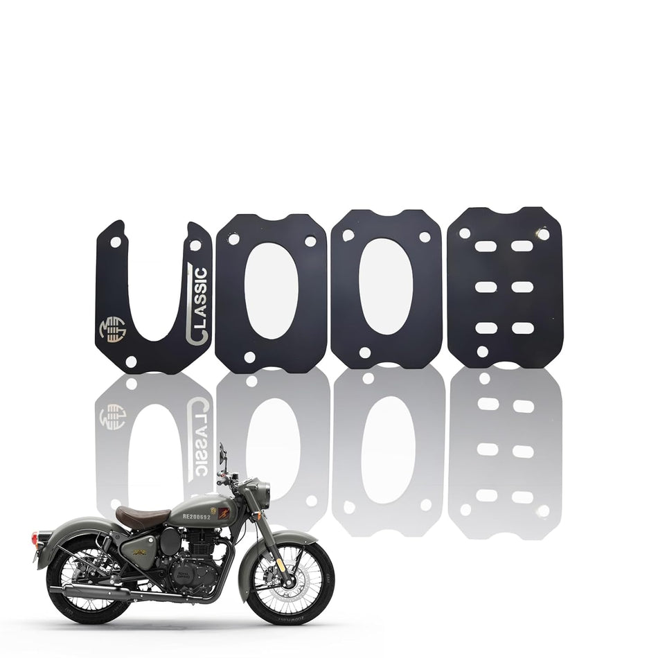 MOTO GENIUS Stainless Steel Side Stand Extender for Classic Reborn 350