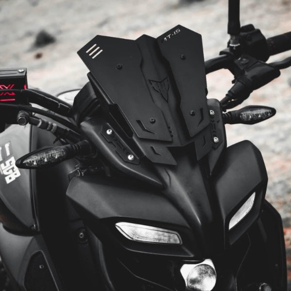Metal Visor - Black For MT15