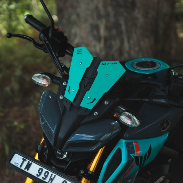 Metal Visor - Siyan For Yamaha MT-15