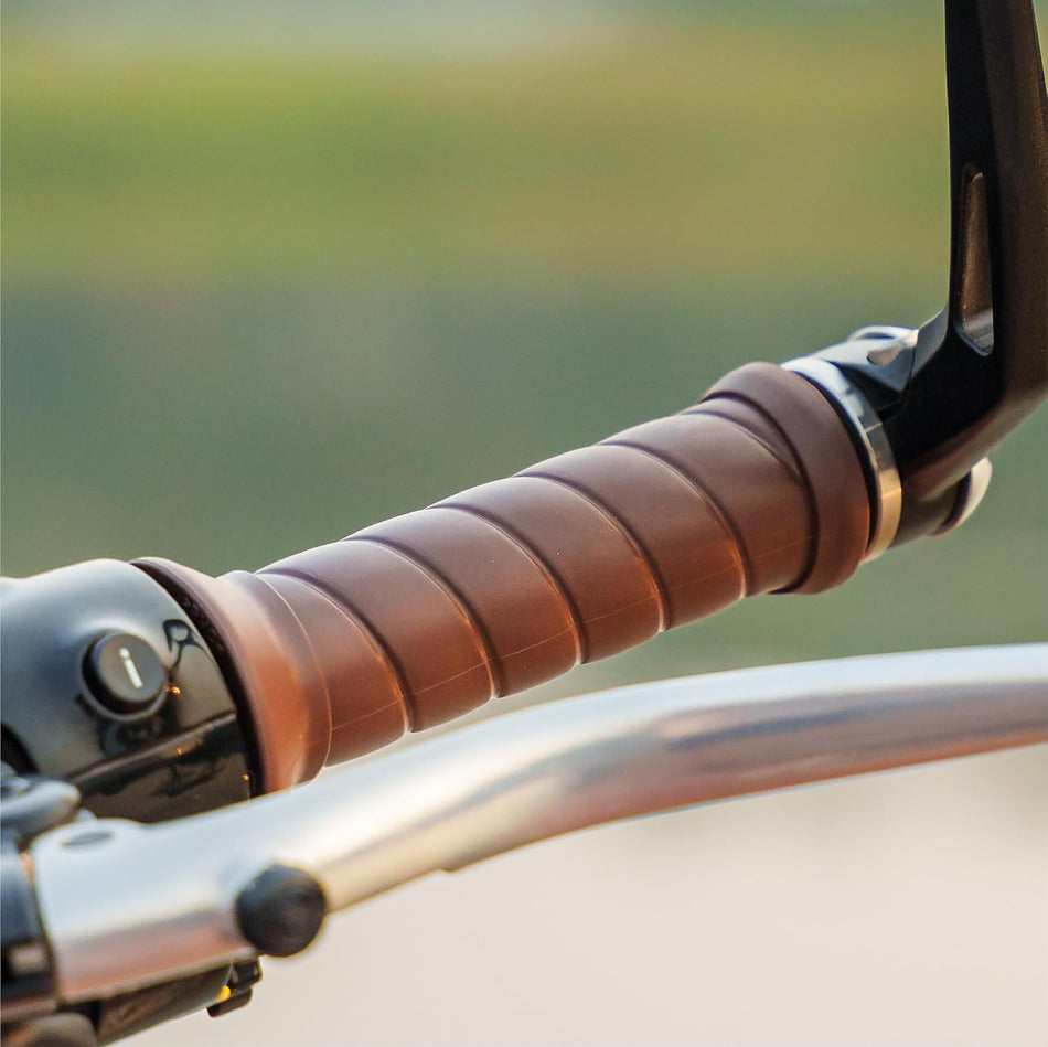 Brown Handlebar Grips For Royal Enfield Goan Classic 350