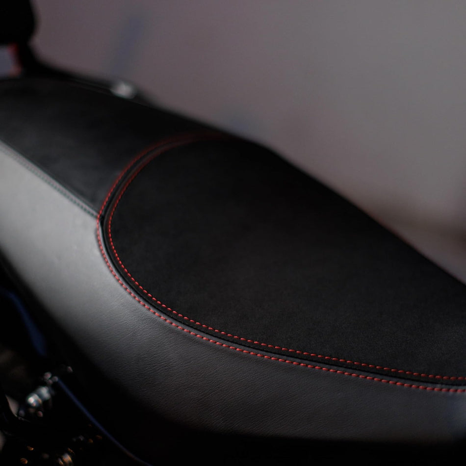 Black Custom Seat For Royal Enfield Hunter 350