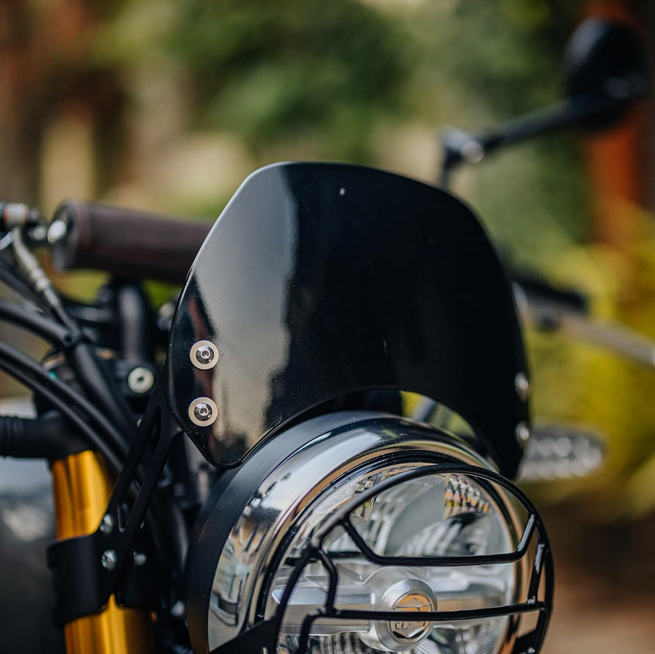 Black Painted Instrument Cowl For Royal Enfield Bear 650