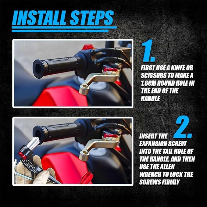 MOTO GENIUS 3D Design Universal CNC Handlebar Brake Clutch Lever Protector Guard for Motorcycles & Bikes  (Red)