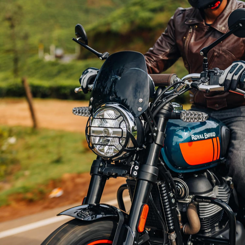 Tinted Tall Flyscreen For Royal Enfield Bear 650