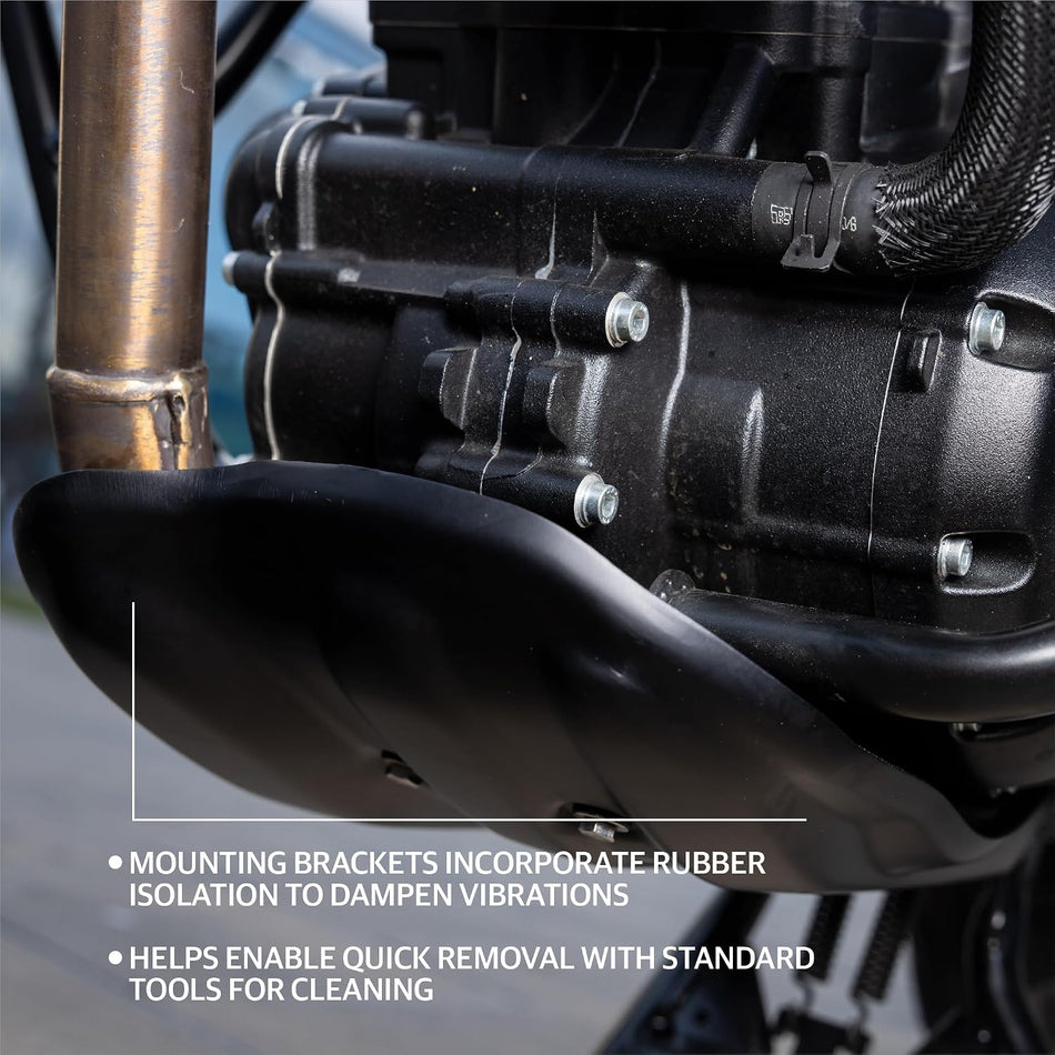 Black Sumpguard For Royal Enfield Guerrilla 450