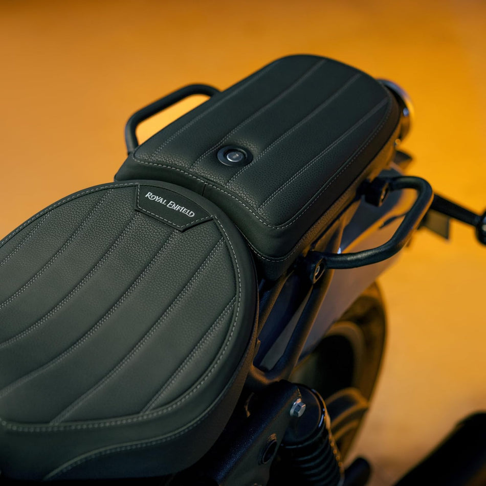 Black Signature Passenger Seat For Royal Enfield Shotgun 650