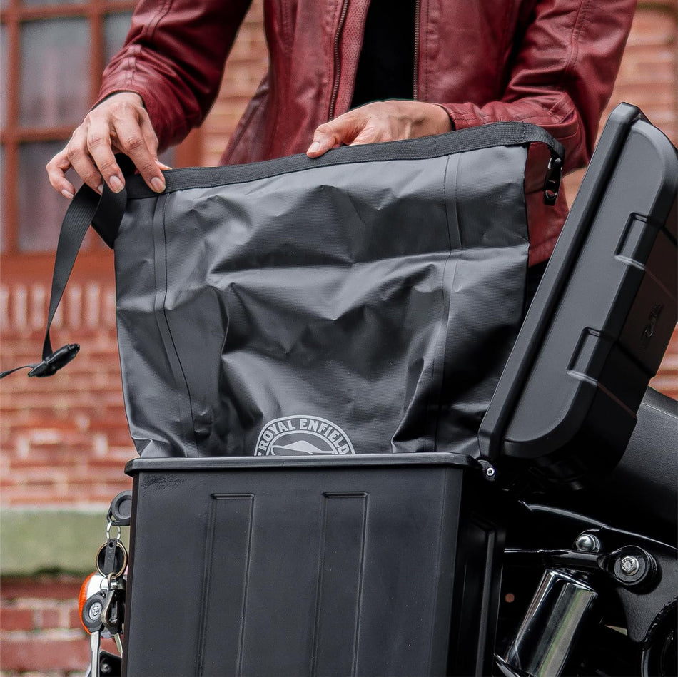 Black Commuter Waterproof Inner Bag For Royal Enfield New Bullet 350