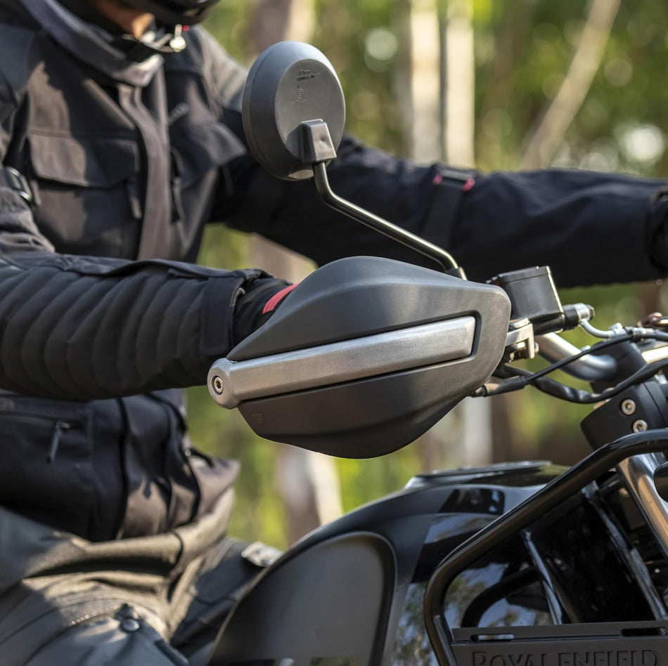 Black Adventure Handguards For Royal Enfield Scram 411