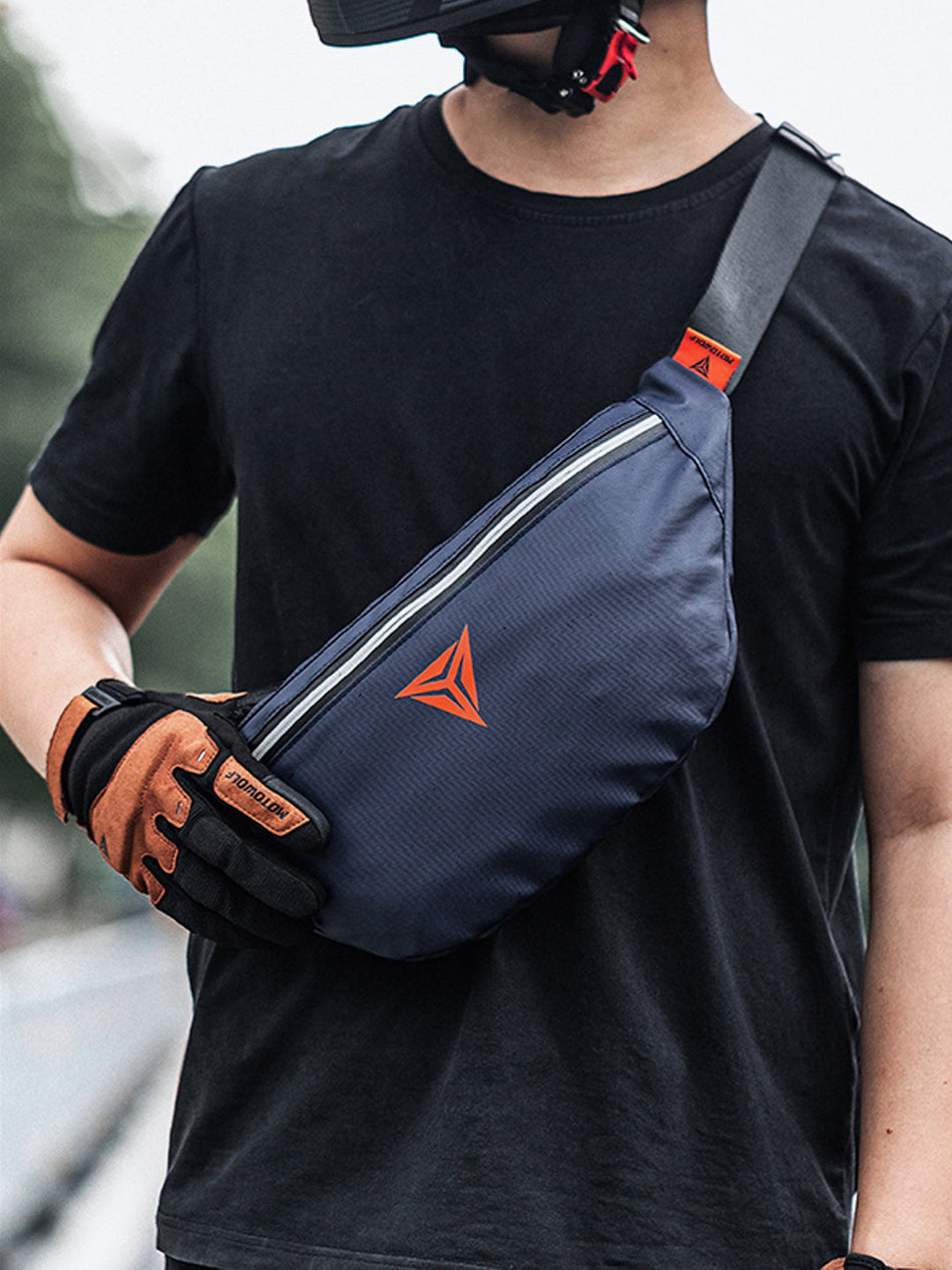 MOTOWOLF CHEST BAG BLUE 0713