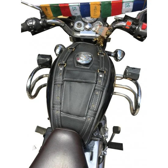 Tank Cover (Black) For R.E Classic 350/500 And Bullet /Electra/Standard/Interceptor 650