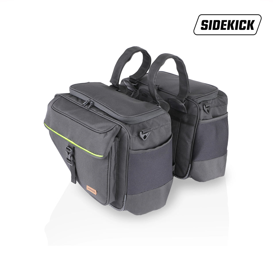 SideKick Combo 1 Universal 15Ltrs Tank bag plus 45Ltrs Sports Saddlebags. Both with Outer Rain Covers Included.