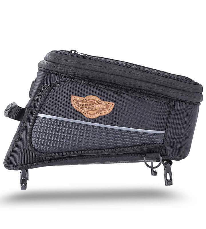 lpha Semi Hard Universal (Non-Magnetic) Tank Bag with Waterproof Dry Bag 20Ltrs