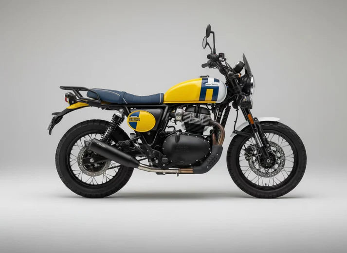 BASS MASTER B-20 Slipon with Decat pipe for Royal Enfield Bear 650