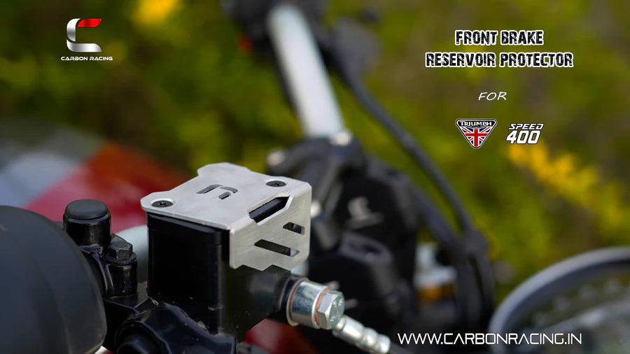 Front Brake Reservoir Protector for Triumph Speed 400 - Aluminium