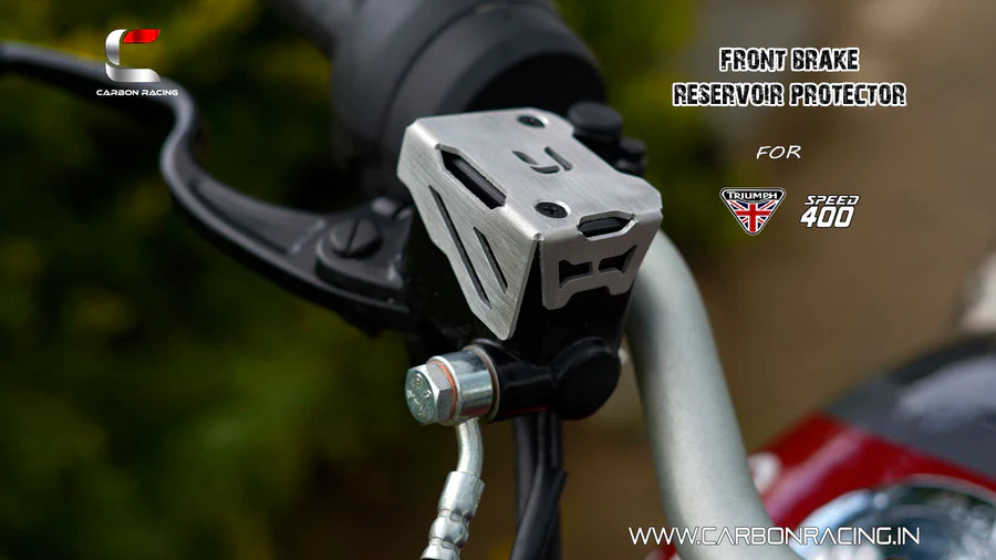 Front Brake Reservoir Protector for Triumph Speed 400 - Aluminium