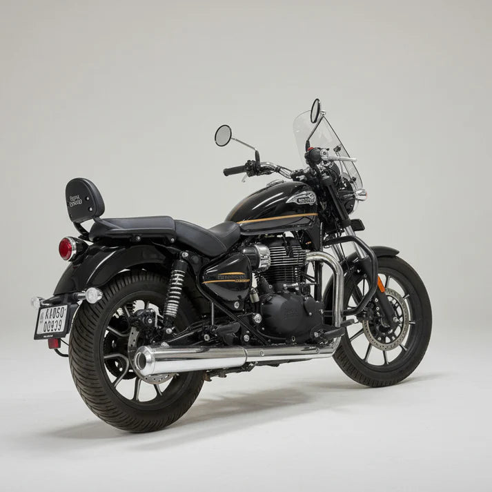 Barrel BE-35 BASS MASTER  (SILVER) for RE Meteor 350/New Classic Reborn 350/Goan Classic