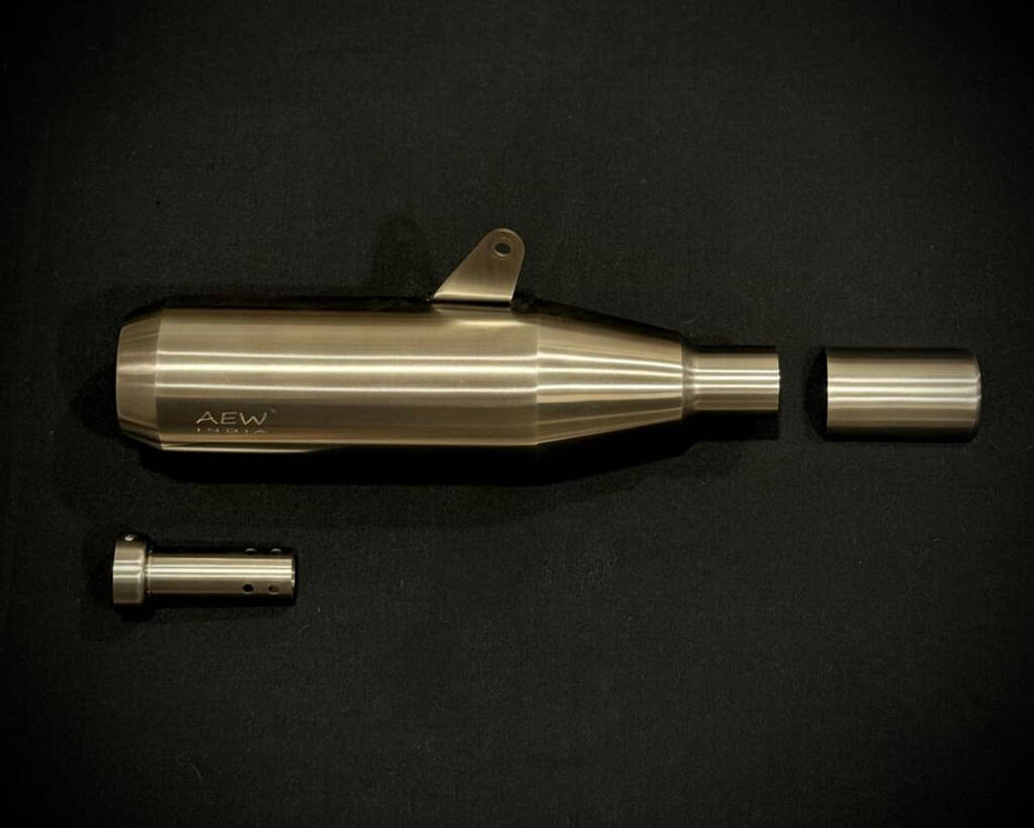 AEW EDGE EXHAUST & MID PIPE WITH CAT FOR BEAR 650