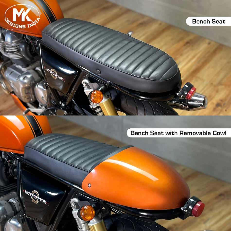 Bench Seat + Removable cowl For Continental GT 650 / Interceptor 650