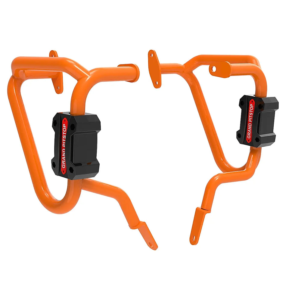 CRASH GUARD (PAIR) ORANGE FOR KTM DUKE 390/250 GEN 3