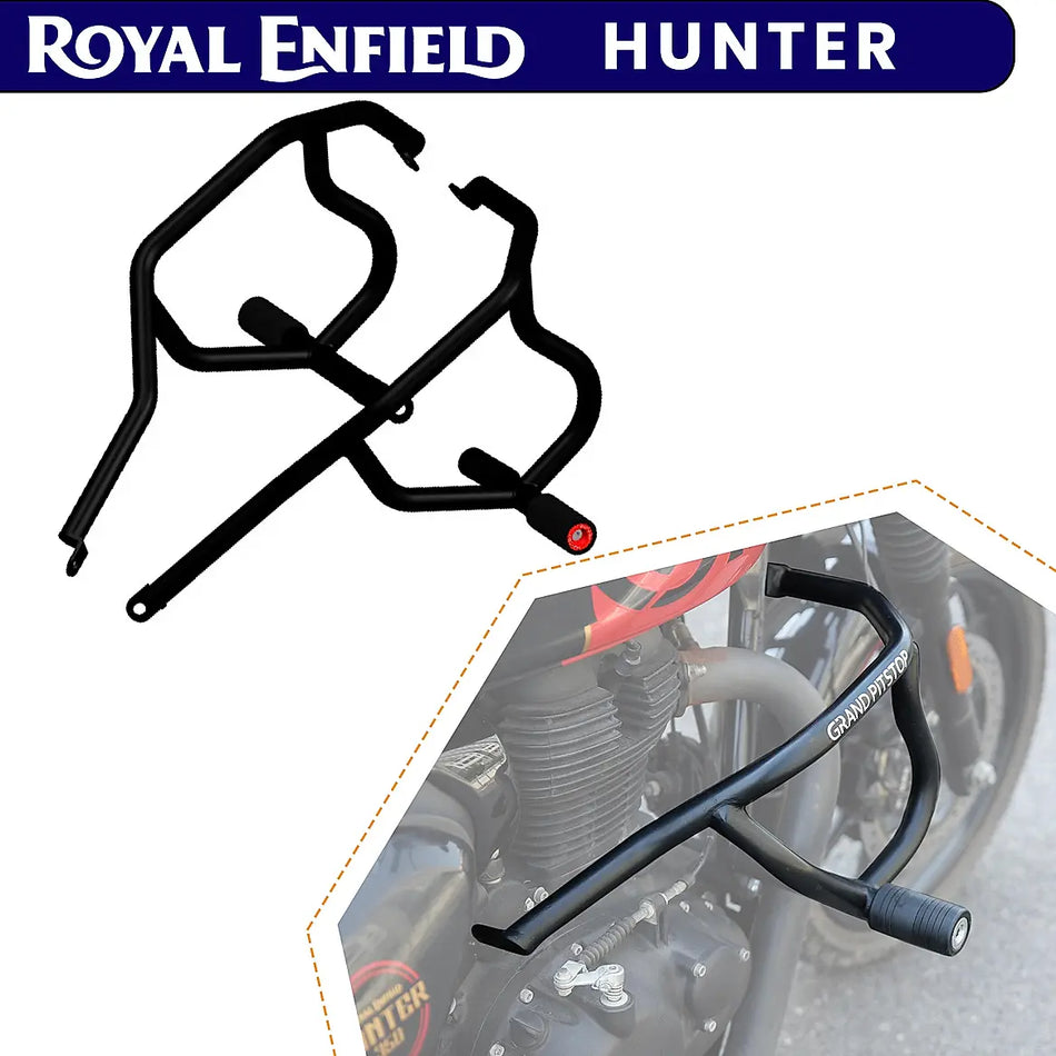 CRASH GUARD (PAIR) - Black for Hunter 350