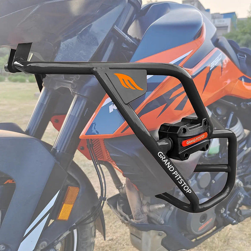 CRASH GUARD (PAIR) BLACK FOR KTM ADVENTURE 250