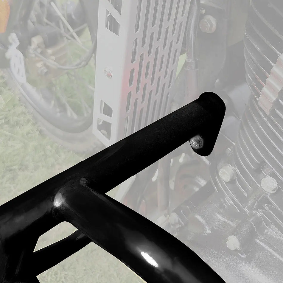 Crash Guard with Slider For  Himalayan 411   BLACK