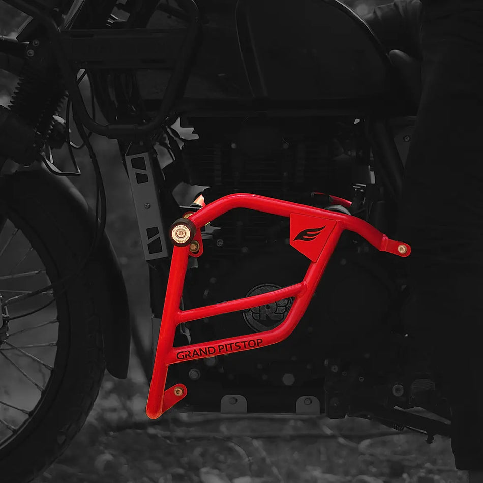 CRASH GUARD (PAIR) RED FOR SCRAM 411