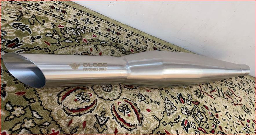 Globe Exhaust For R.E Classic 350 ,Standard 350 , Electra 350 SS 304 Grade