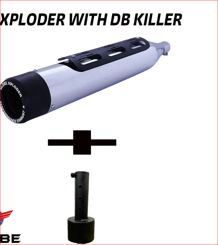 Xploder Silencer With DB Killer For Classic 350 Reborn , Meteor 350 & Standard 350 Reborn R.E
