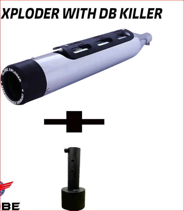 Xploder Silencer With DB Killer For Classic 350 , Standard 350 , Electra 350/500 R.E