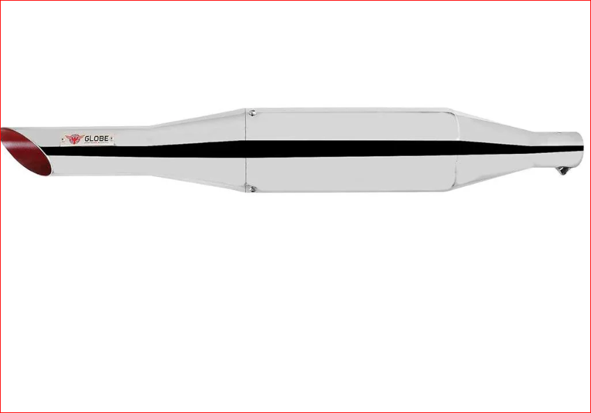 Globe Booster Exhaust For Classic 350 Reborn , Meteor 350 , Standard 350 Reborn