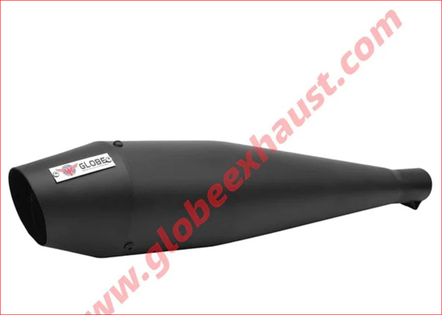 Dolphin Black Exhaust For Classic Reborn 350 , Meteor & Standard Reborn 350/500